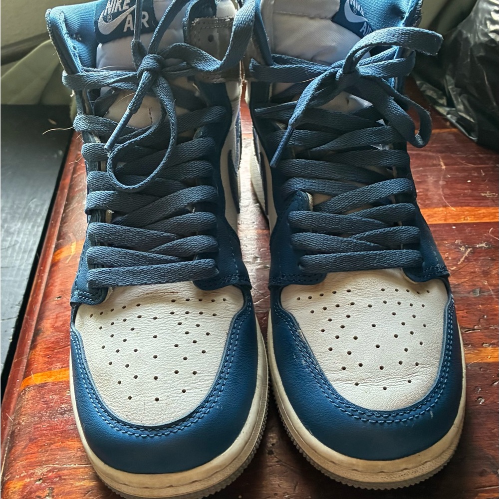 True Blue Jordan 1s